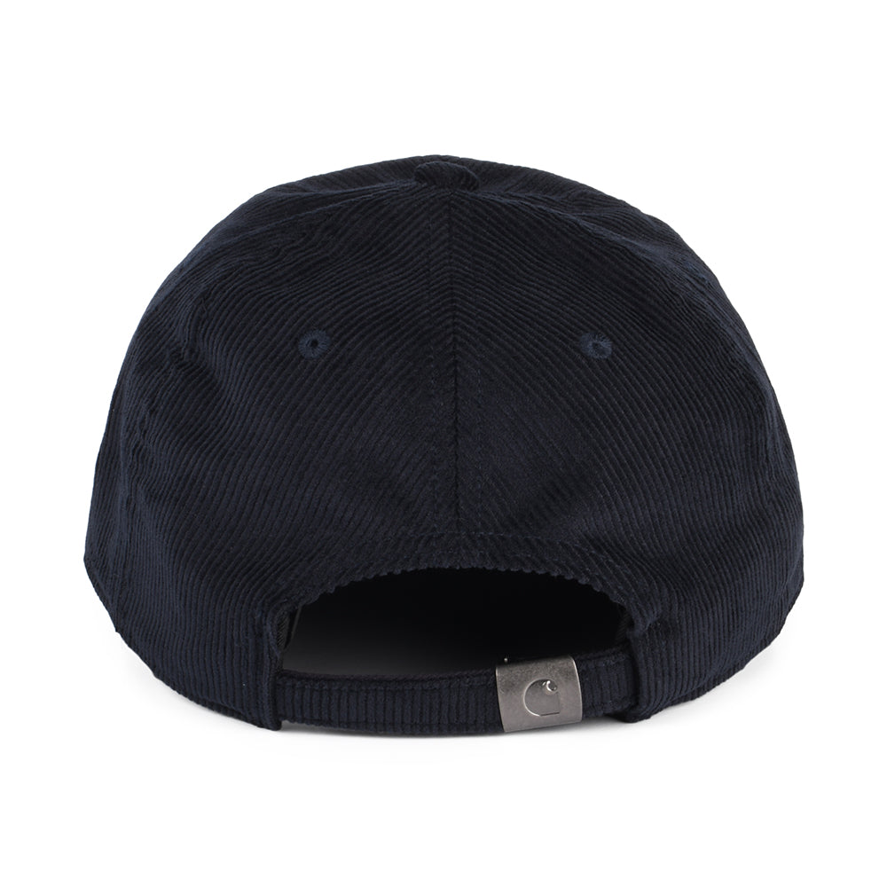 Casquette en Velours Côtelé Ton Sur Ton Harlem bleu marine foncé CARHARTT WIP