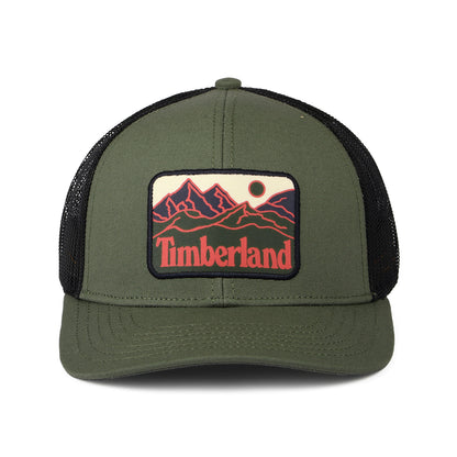 Casquette Trucker Mountain Line Patch olive TIMBERLAND