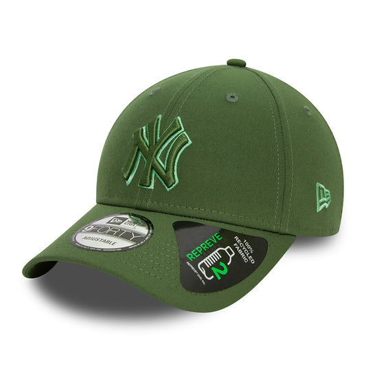 Casquette 9FORTY MLB Repreve Outline New York Yankees olive NEW ERA
