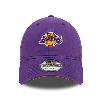 Casquette 9TWENTY NBA Contrast Underbrim L.A. Lakers violet délavé-jaune NEW ERA