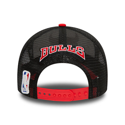 Casquette Trucker NBA Rear Arch A-Frame Chicago Bulls blanc-rouge-noir NEW ERA