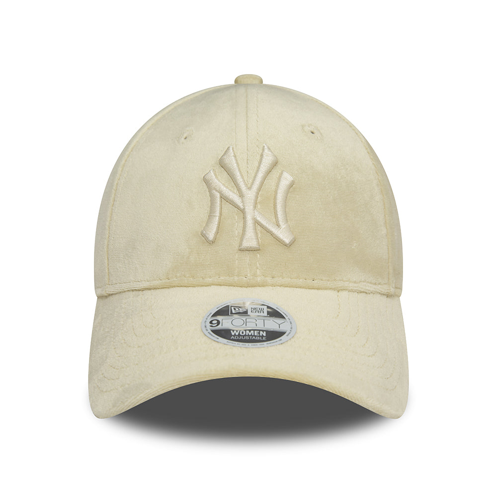 Casquette Snapback Femme 9FORTY MLB Velour New York Yankees pierre NEW ERA