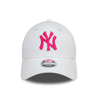 Casquette Femme 9FORTY MLB League Essential New York Yankees blanc-rose blush NEW ERA