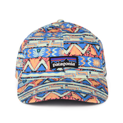 Casquette en Coton Bio High Hopes Geo Small P-6 Label Trad vert-bleu-multi PATAGONIA