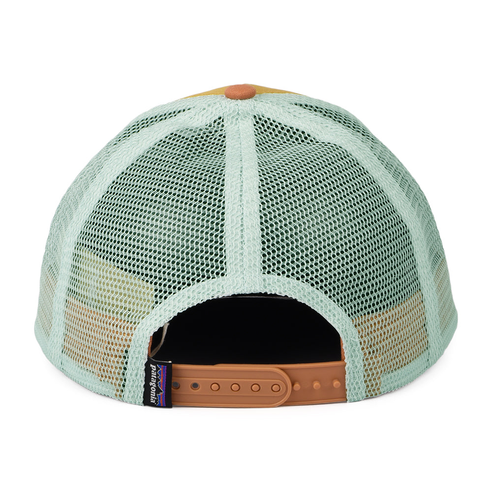 Casquette Trucker en Coton Bio LoPro P-6 Logo moutarde-argile PATAGONIA