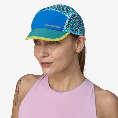 Casquette 5 Panel Recyclé Bec-de-Canard Sea Texture bleu sarcelle-multi PATAGONIA