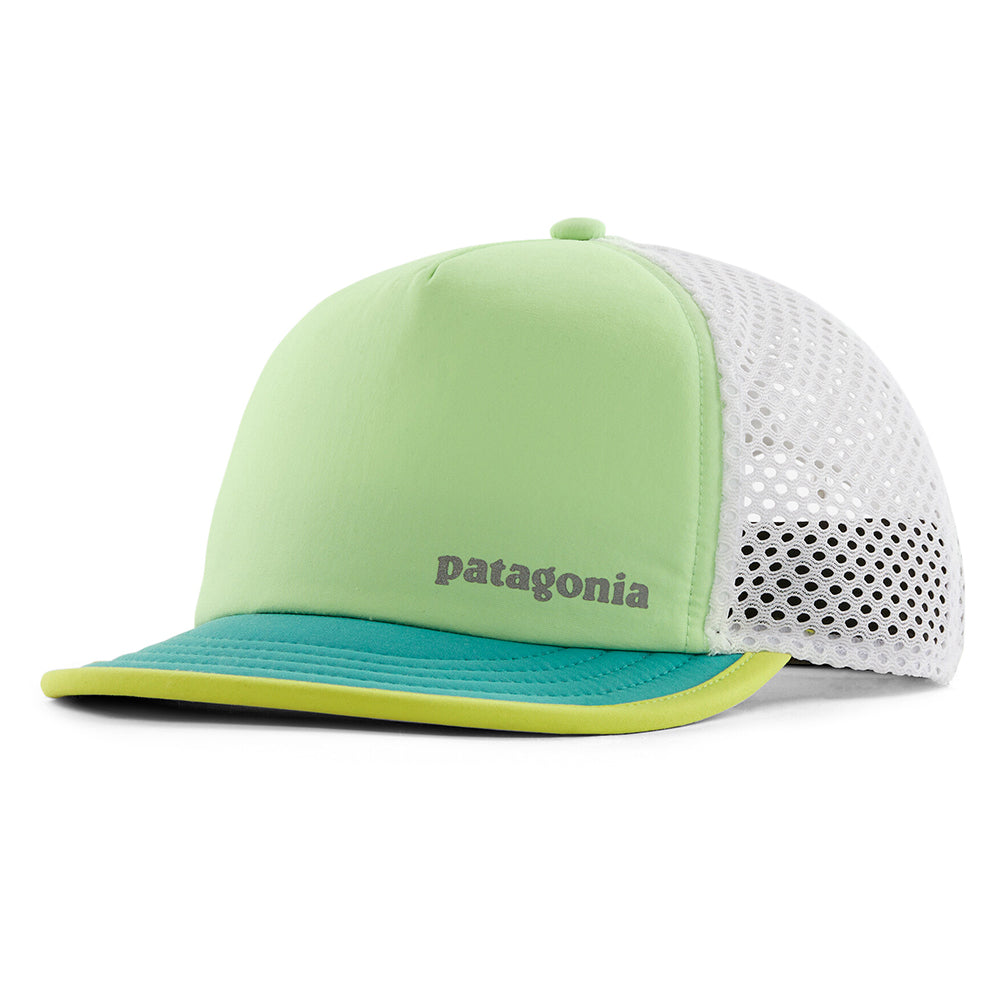 Casquette Trucker Recyclée Duckbill Shorty menthe-bleu sarcelle-blanc PATAGONIA