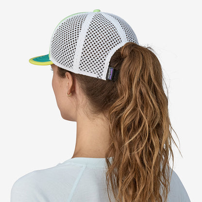 Casquette Trucker Recyclée Duckbill Shorty menthe-bleu sarcelle-blanc PATAGONIA