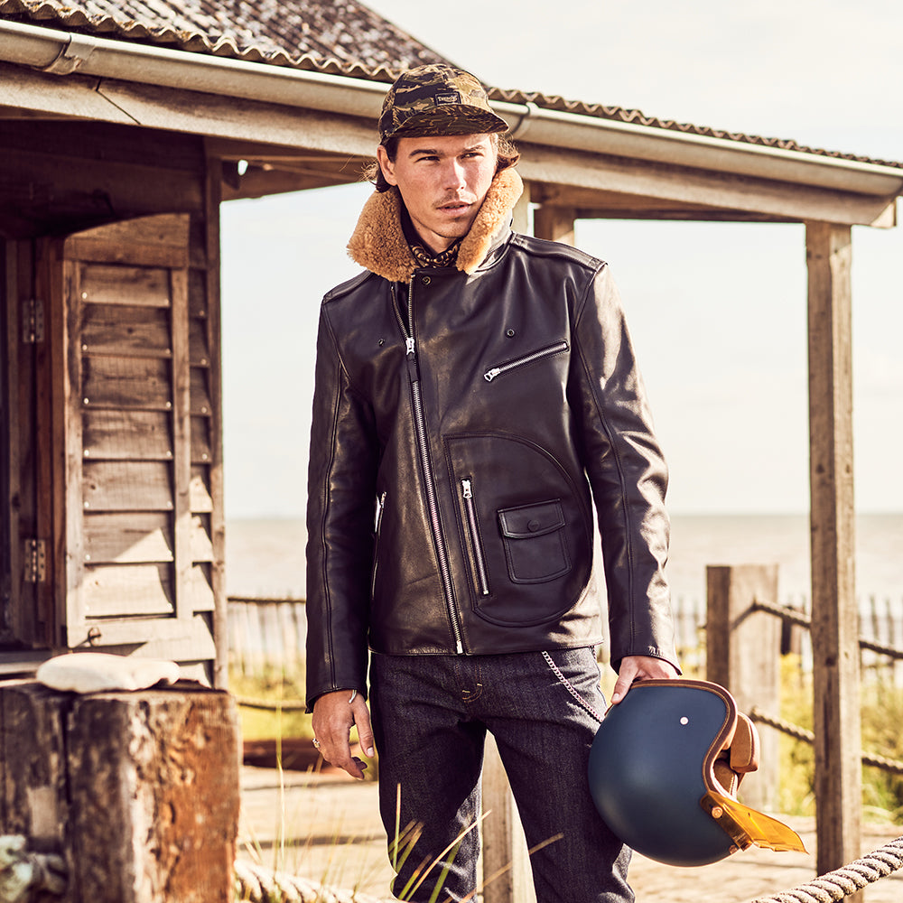 Casquette Militaire en Coton Sergé Grunt camouflage TRIUMPH MOTORCYCLES