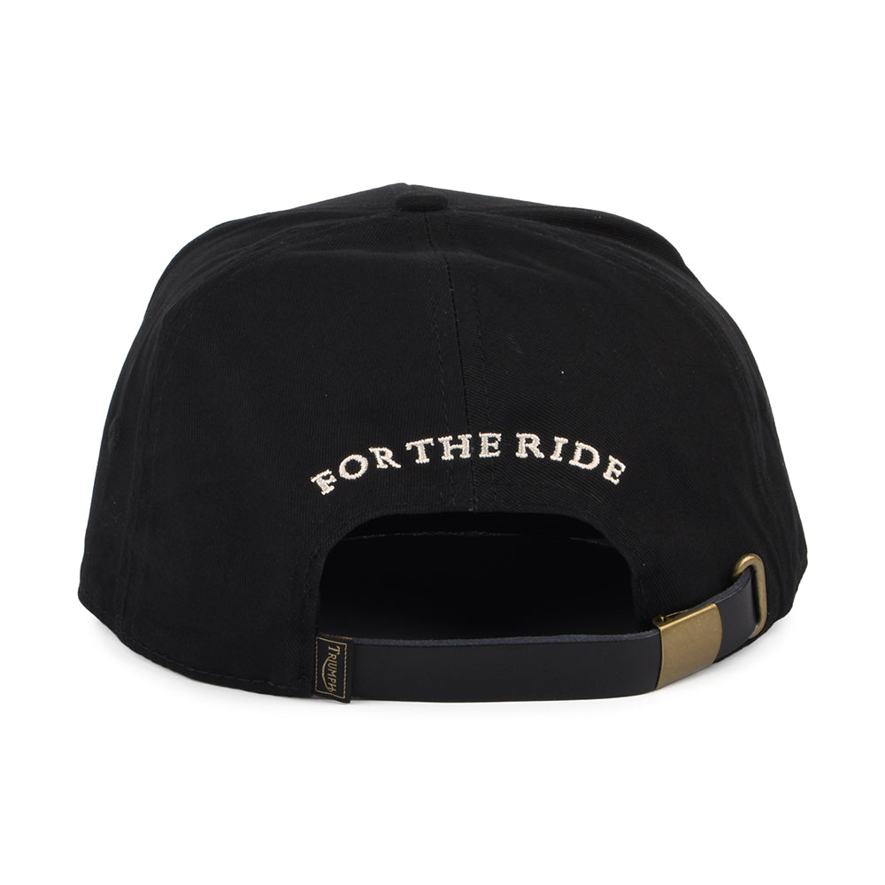 Casquette en Coton à Visière Plate Straggler noir TRIUMPH MOTORCYCLES