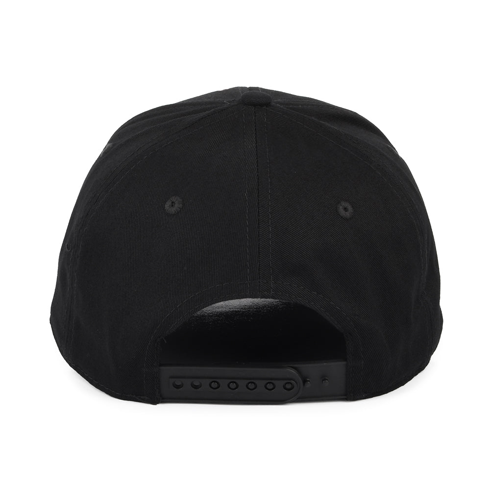 Casquette Snapback Structurée en Coton Sergé noir NEW BALANCE