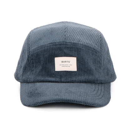 Casquette 5 Panel en Velours Côtelé Hardford bleu marine BARTS