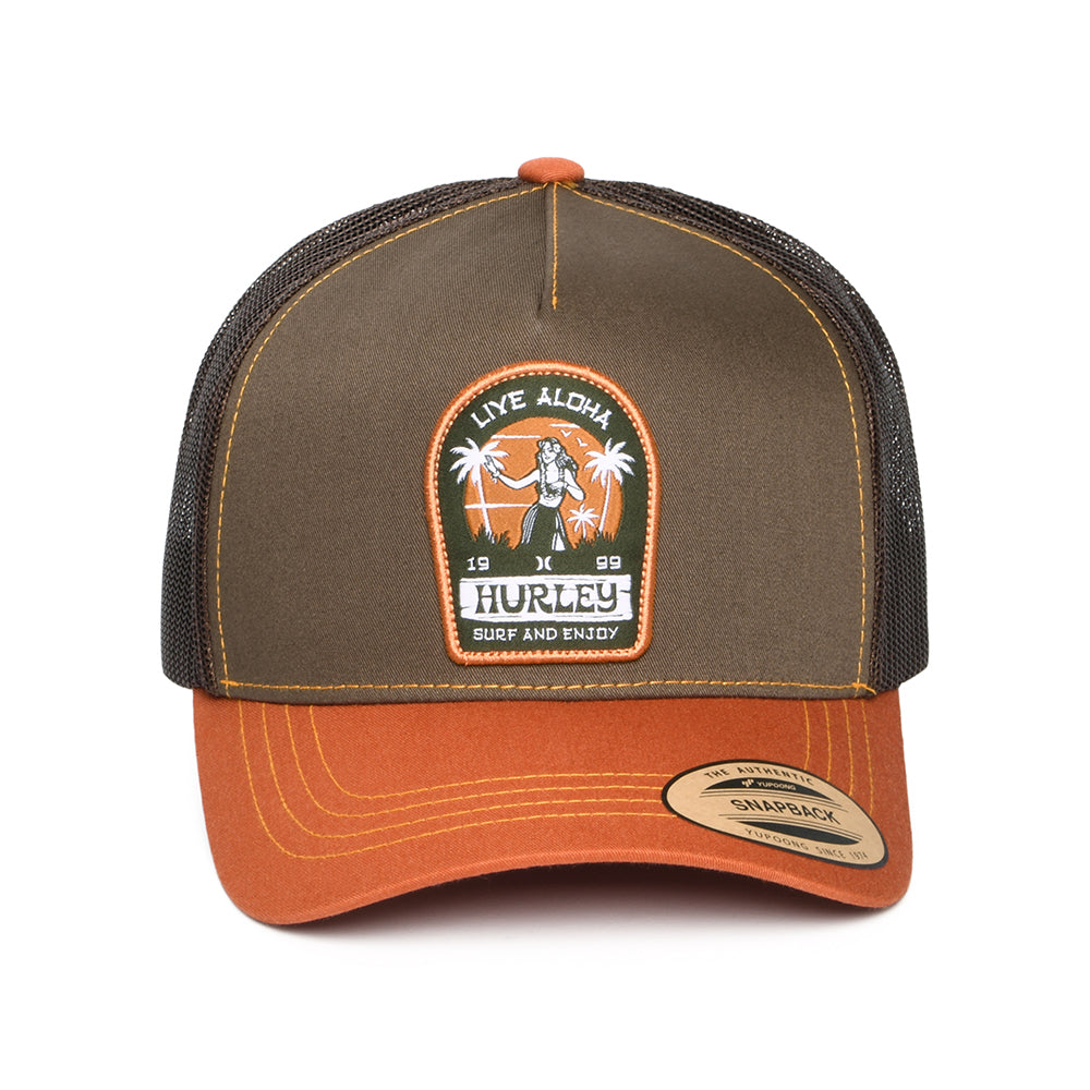 Casquette Trucker Live Aloha marron HURLEY