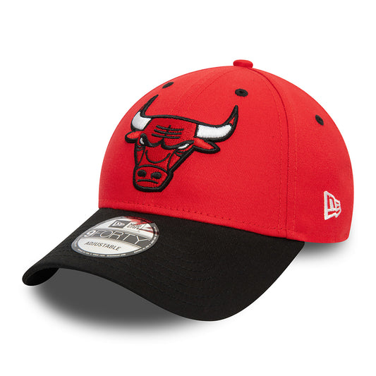 Casquette 9FORTY NBA Side Patch Chicago Bulls rouge-noir NEW ERA