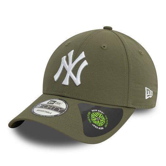 Casquette 9FORTY MLB Recycled New York Yankees olive-blanc NEW ERA