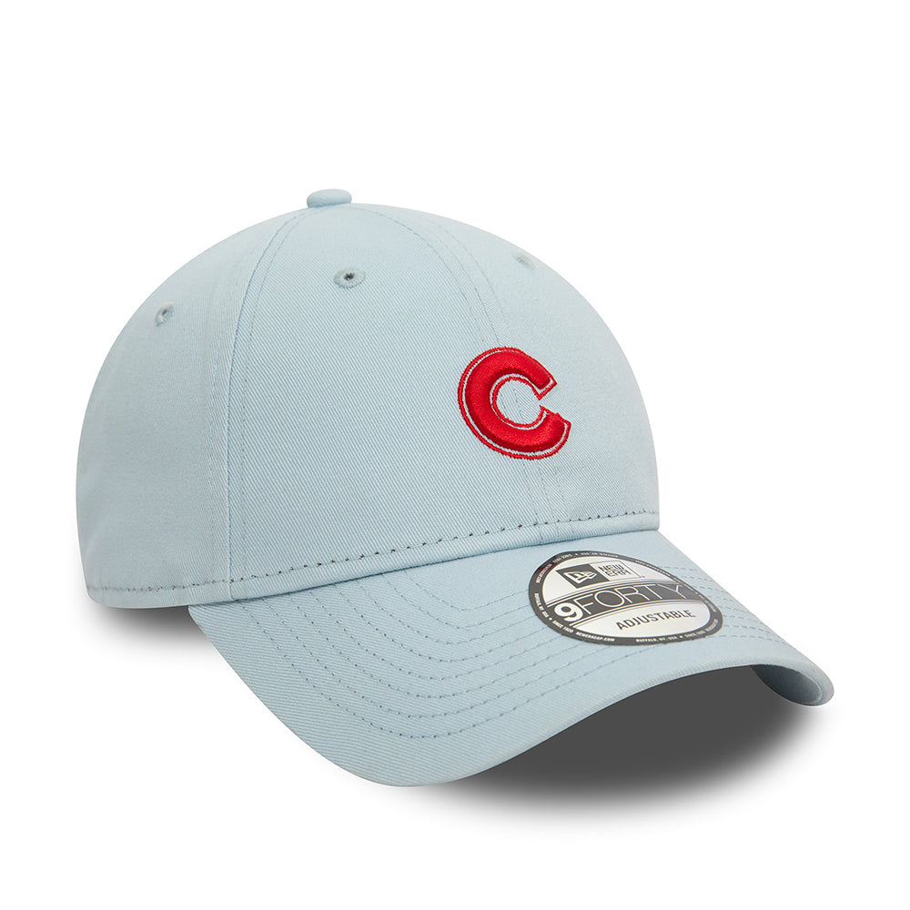 Casquette 9FORTY MLB Washed Chicago Cubs bleu layette-écarlate NEW ERA