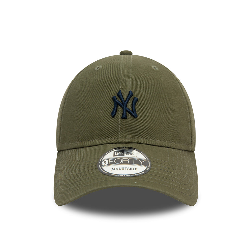 Casquette 9FORTY MLB Washed New York Yankees olive-bleu marine NEW ERA