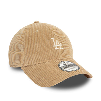 Casquette 9TWENTY MLB Cord L.A. Dodgers taupe NEW ERA