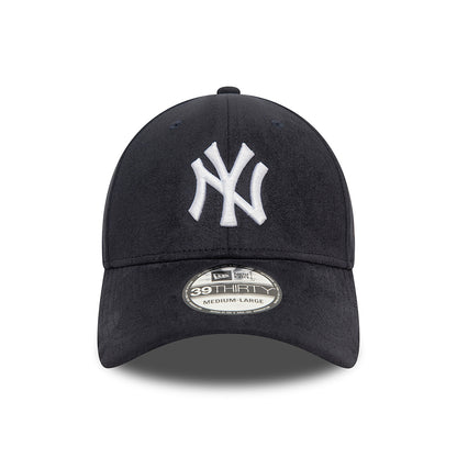 Casquette 39THIRTY MLB Faux Suede New York Yankees bleu marine-blanc NEW ERA