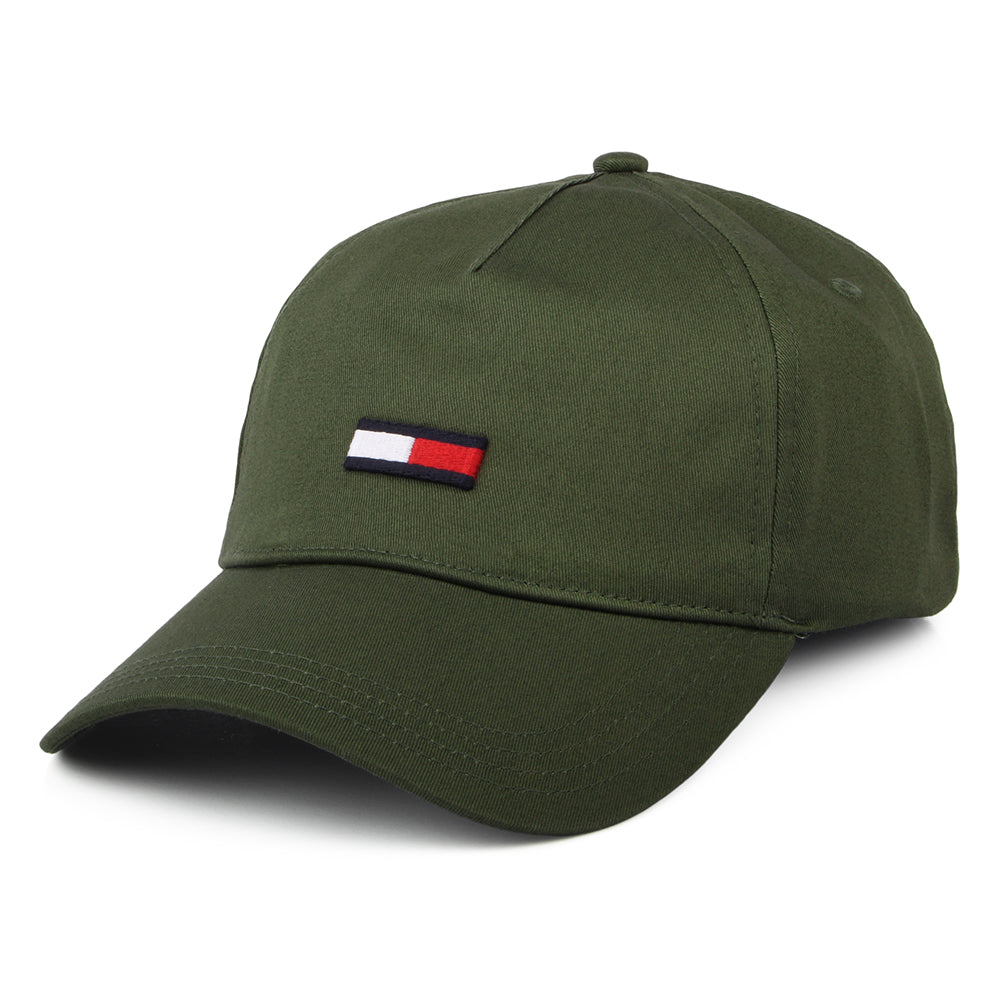 Casquette TJM Elongated Flag olive TOMMY HILFIGER