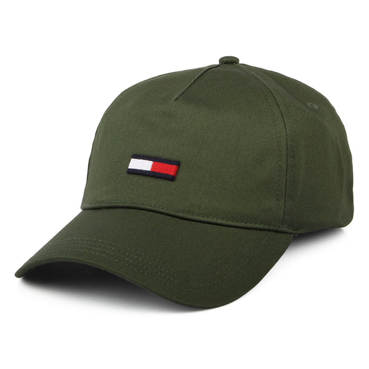 Casquette TJM Elongated Flag olive TOMMY HILFIGER