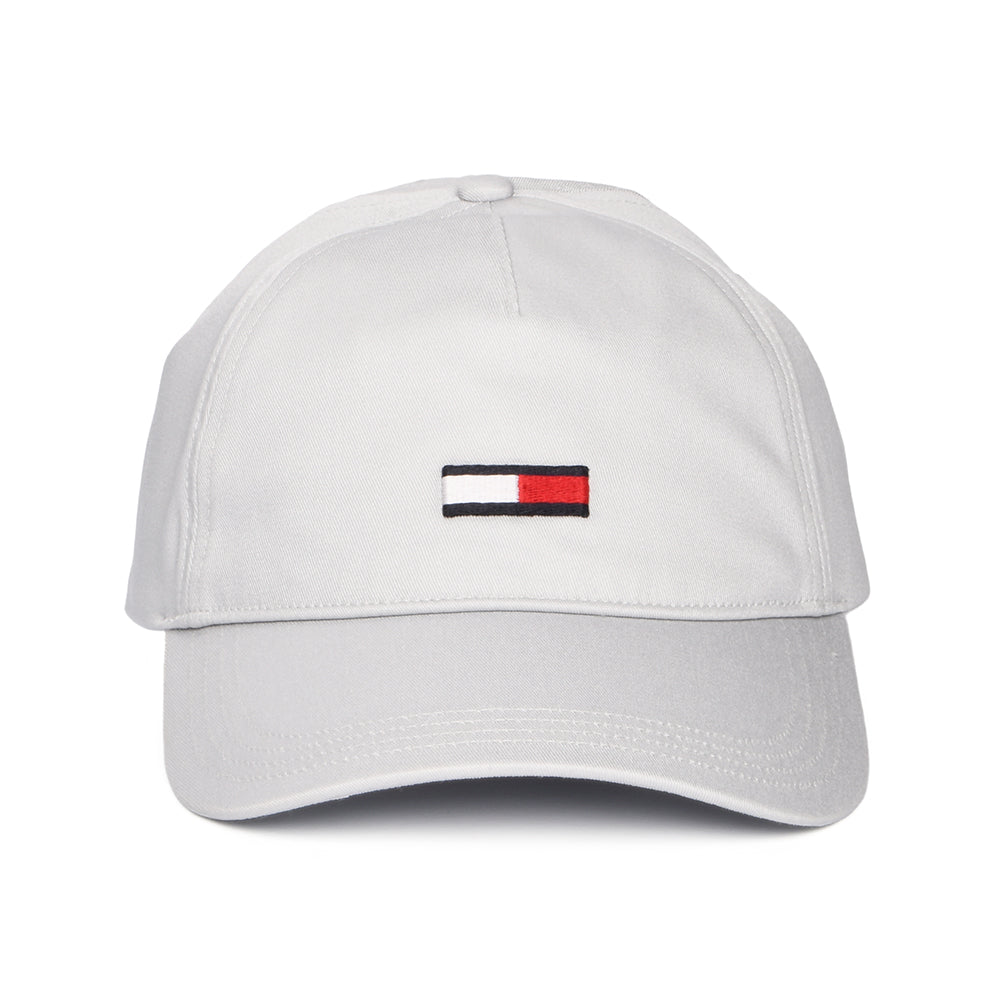Casquette TJW Elongated Flag gris clair TOMMY HILFIGER