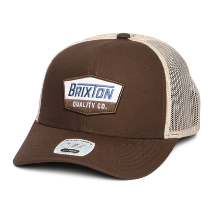 Casquette Trucker Regal NetPlus MP marron-blanc cassé BRIXTON