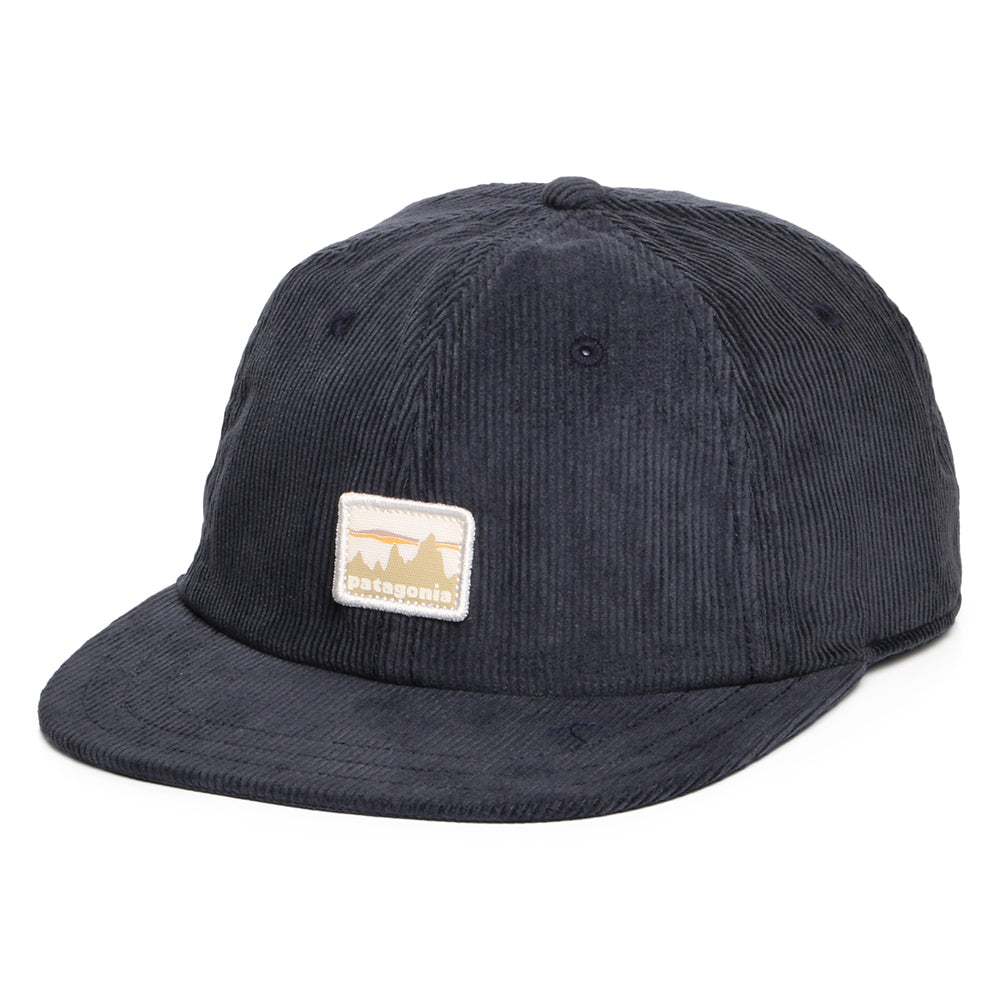 Chapeau pour femmes en velours côtelé avec broderie, 70mm