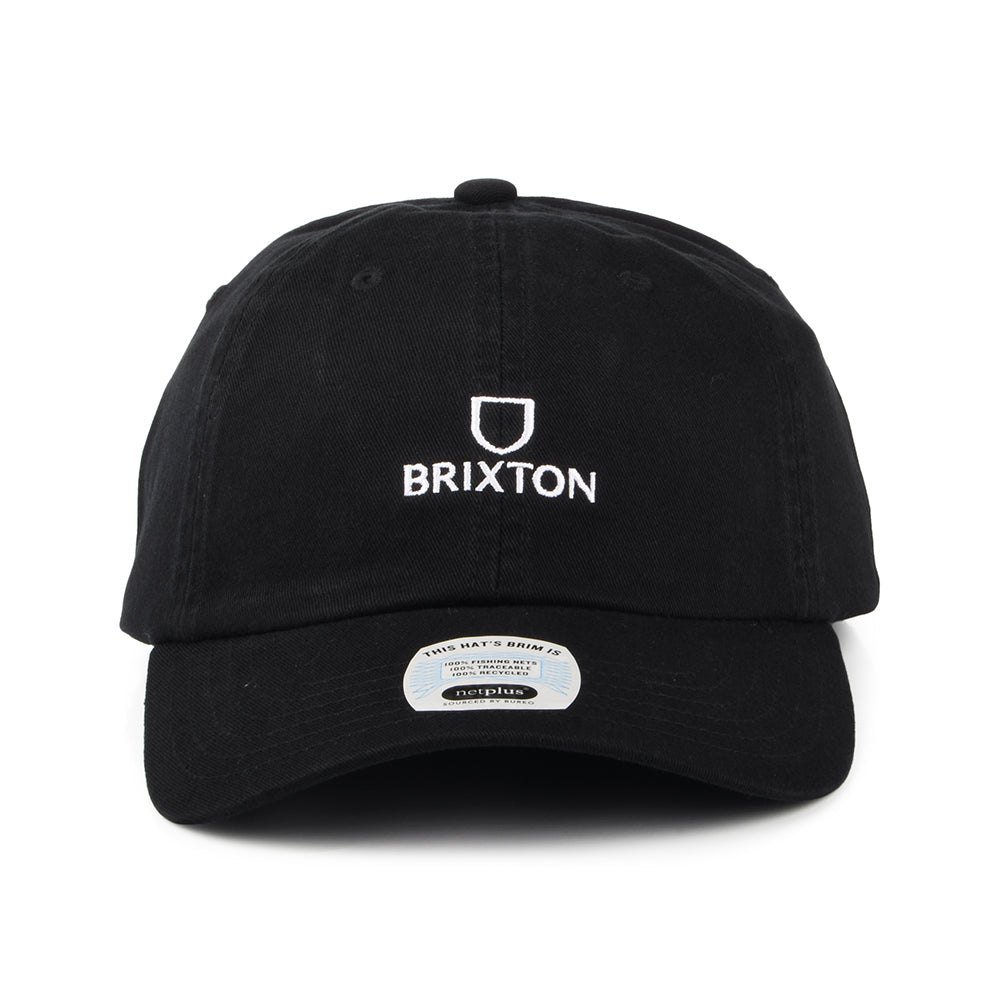 Casquette en Coton Alpha NetPlus LP noir-blanc BRIXTON