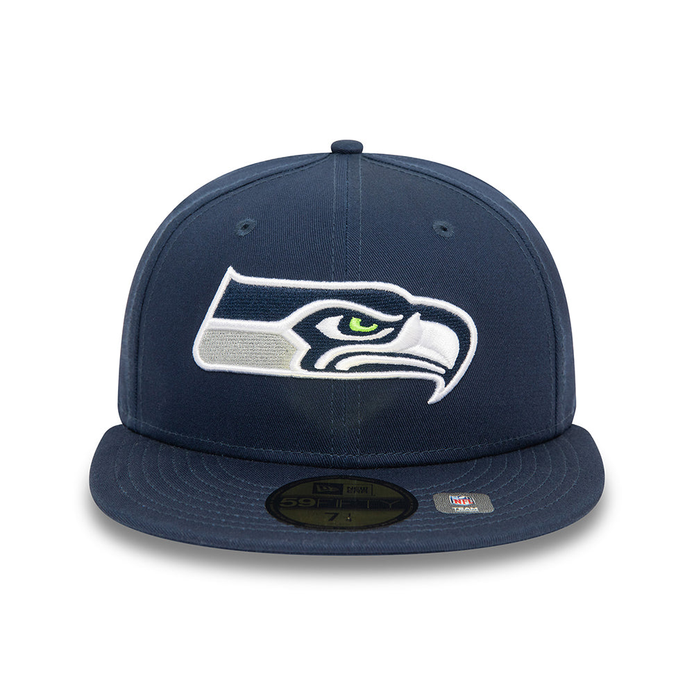 Casquette 59FIFTY NFL OTC Seattle Seahawks bleu marine NEW ERA
