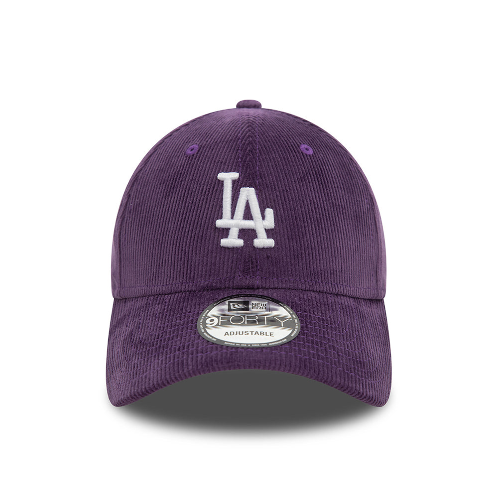 Casquette 9FORTY MLB Cord L.A. Dodgers quetsche-blanc NEW ERA