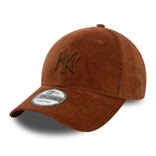 Casquette 9FORTY MLB Cord New York Yankees rouille NEW ERA