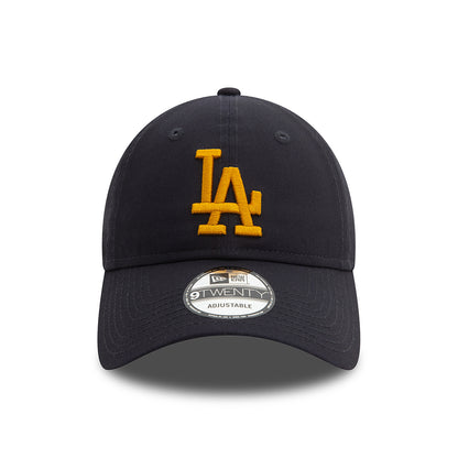 Casquette 9TWENTY L.A. Dodgers MLB League Essential bleu marine-moutarde NEW ERA