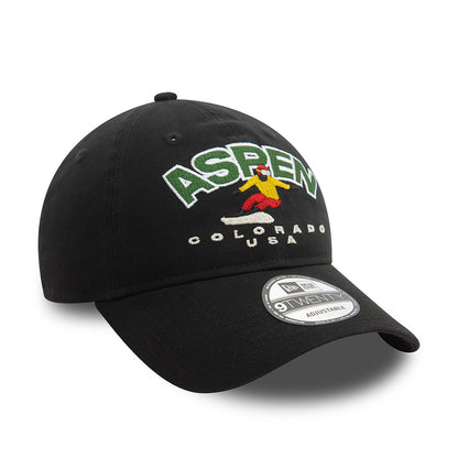 Casquette 9TWENTY Washed Ski Aspen noir NEW ERA