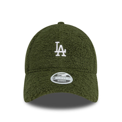 Casquette Femme 9FORTY MLB Borg L.A. Dodgers olive-blanc NEW ERA