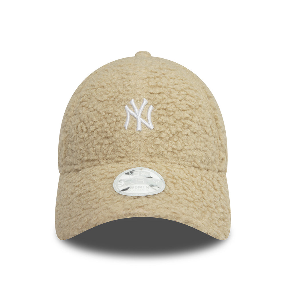 Casquette Femme 9FORTY MLB Borg New York Yankees pierre-blanc NEW ERA