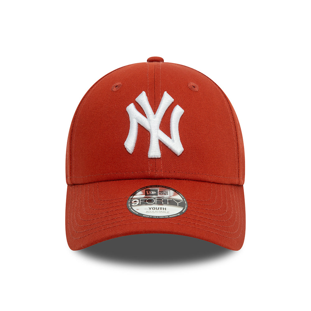 Casquette Enfant 9FORTY MLB League Essential New York Yankees rouille-blanc NEW ERA