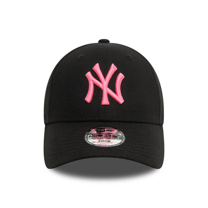 Casquette Enfant 9FORTY MLB Neon New York Yankees noir-rose fluo NEW ERA