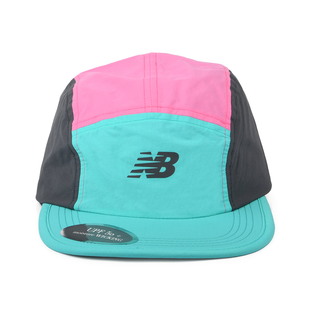 Casquette 5 Panel Recyclé Everyday bleu sarcelle-rose-graphite NEW BALANCE