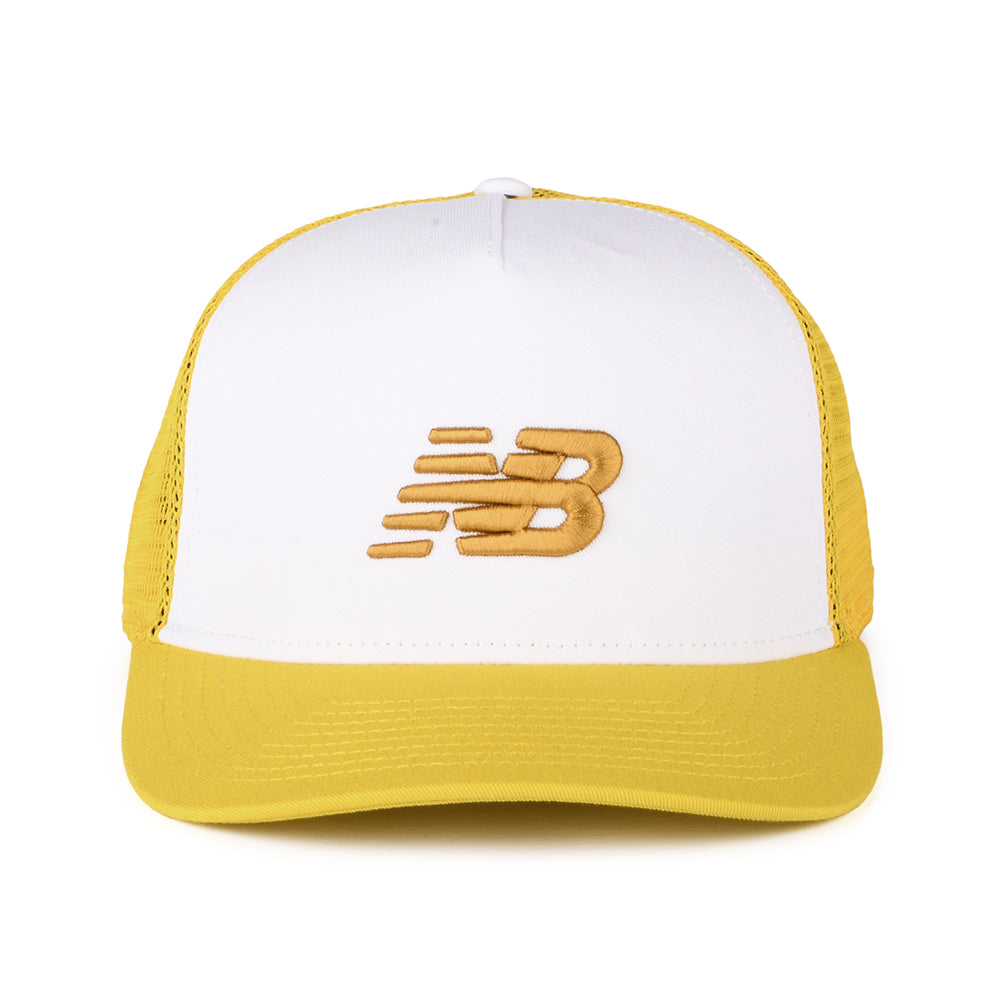 Casquette Trucker Sport Essentials blanc-citron NEW BALANCE