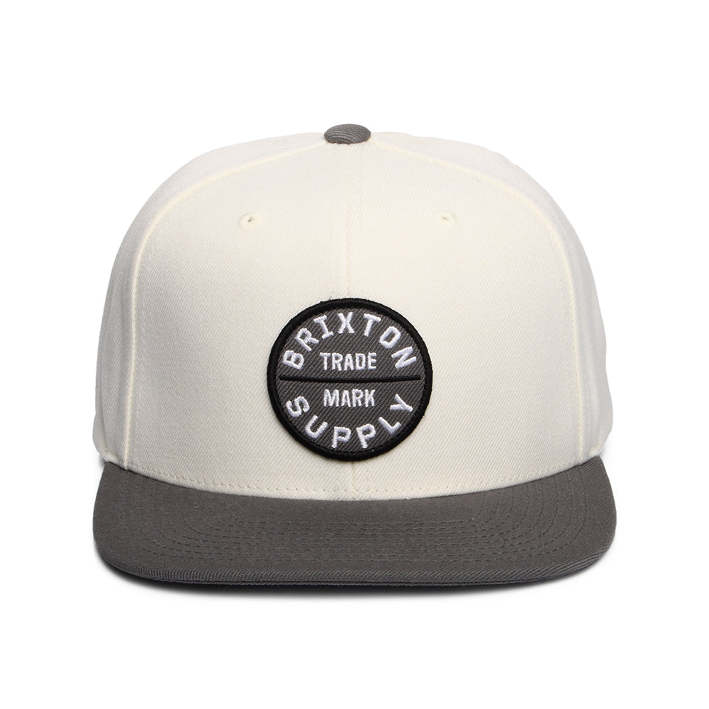 Casquette Snapback Oath III blanc cassé-anthracite BRIXTON
