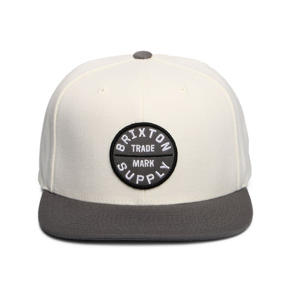 Casquette Snapback Oath III blanc cassé-anthracite BRIXTON