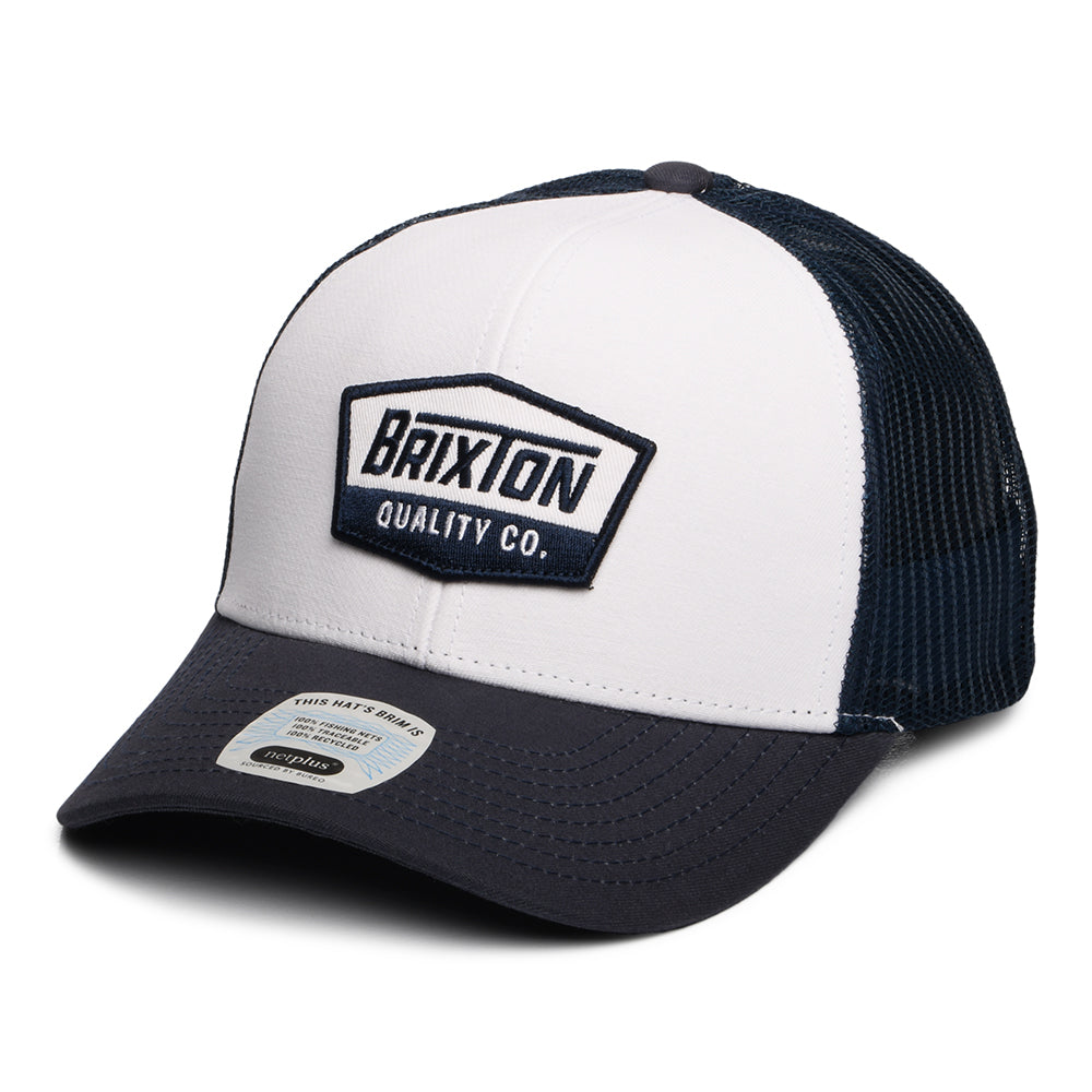 Casquette Trucker Regal NetPlus MP blanc-bleu marine délavé BRIXTON
