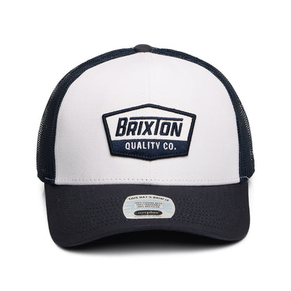 Casquette Trucker Regal NetPlus MP blanc-bleu marine délavé BRIXTON