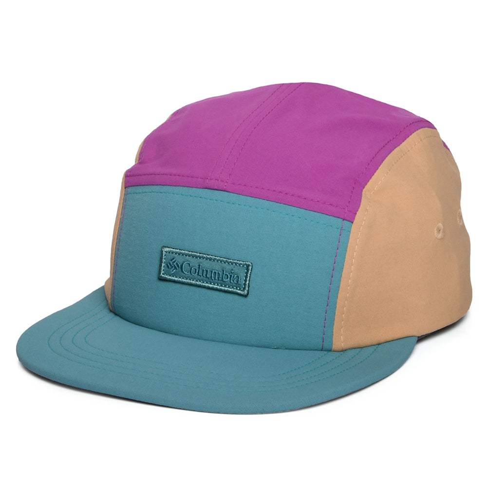 Casquette 5 Panel Hydrofuge Creek Side bleu sarcelle-violet-beige sable COLUMBIA