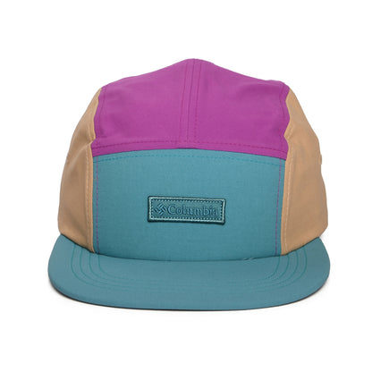 Casquette 5 Panel Hydrofuge Creek Side bleu sarcelle-violet-beige sable COLUMBIA