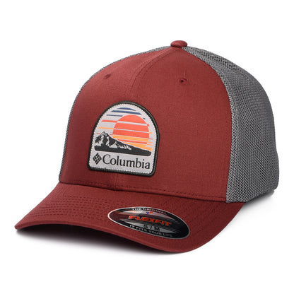 Casquette Trucker Flexfit Peaceful Perspective vin-gris COLUMBIA