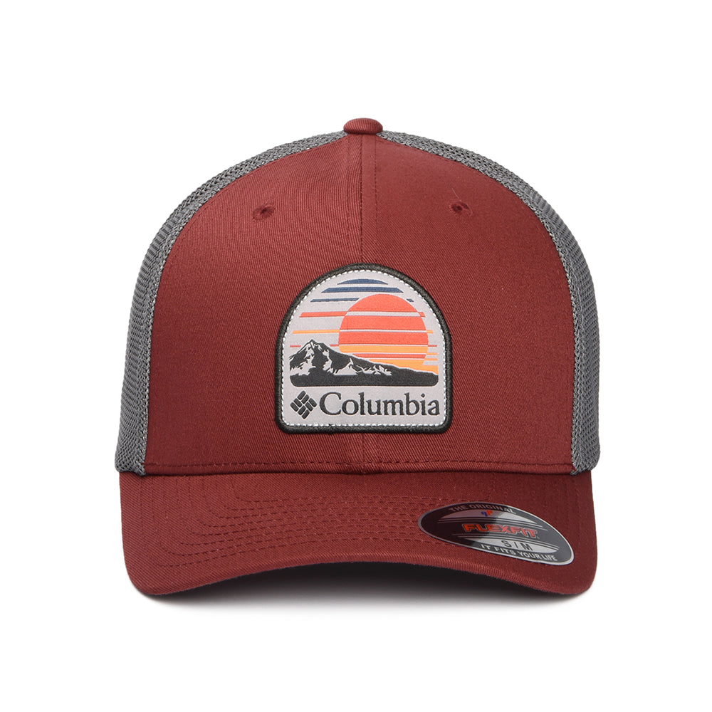 Casquette Trucker Flexfit Peaceful Perspective vin-gris COLUMBIA