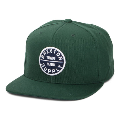 Casquette Snapback Oath III vert sapin BRIXTON