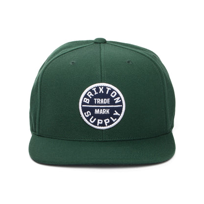 Casquette Snapback Oath III vert sapin BRIXTON
